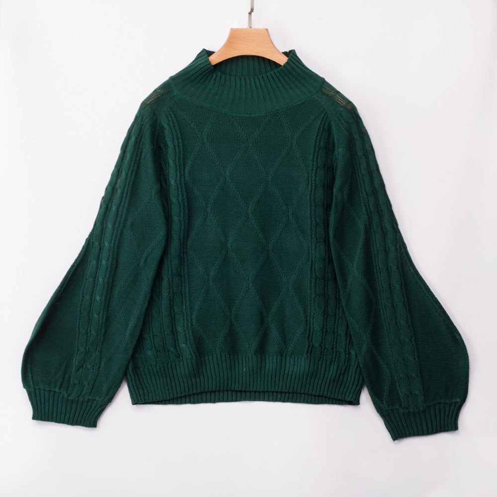 SZ60240-1 Solid Color Sweater